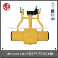 Multi-function hammer fully welded ball valve